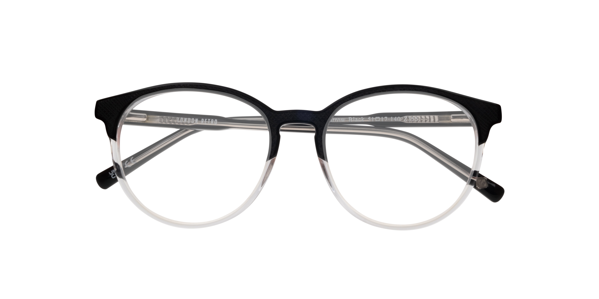 Harrow Black AcetateEyeglass Frames for Glasses Direct, Closed View