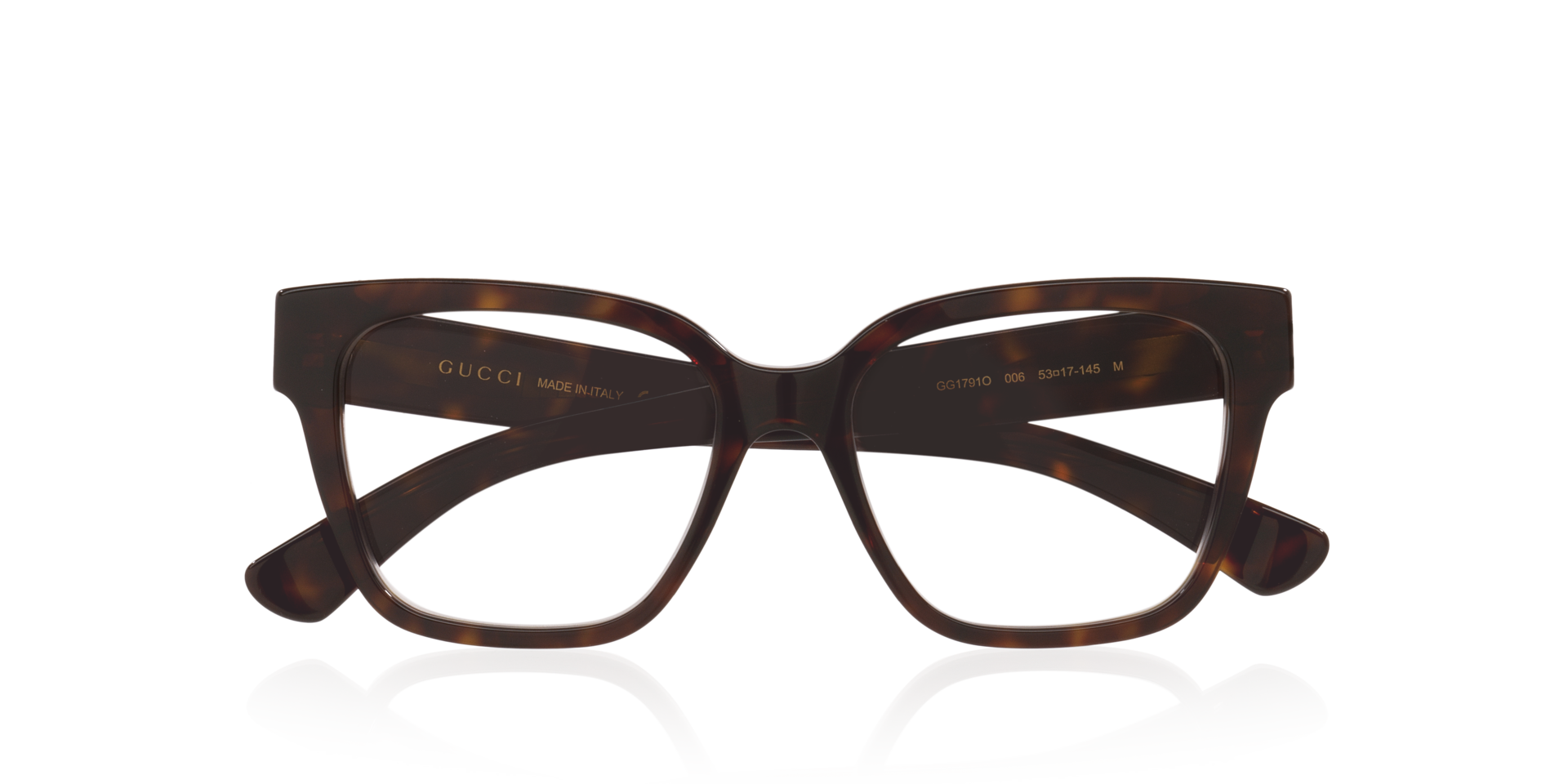 GG1791O Tortoise Brown AcetateEyeglass Frames for Glasses Direct, Closed View
