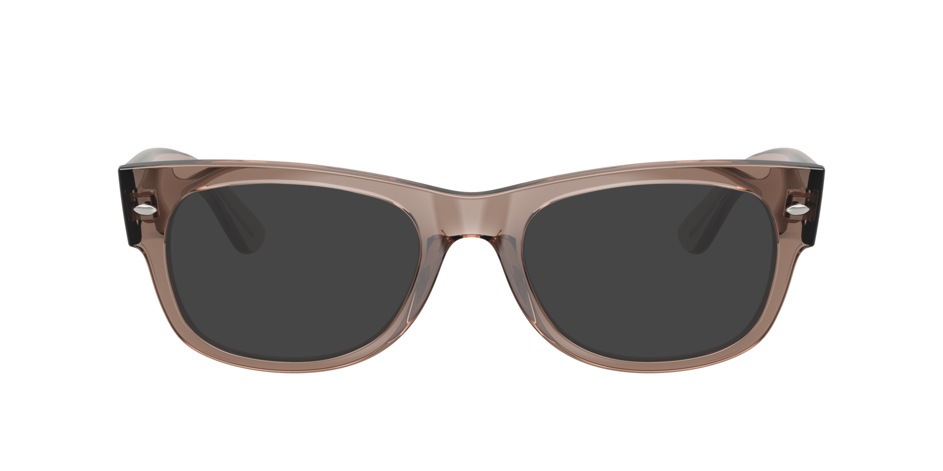 RB0832V Transparent Taupe Beige PlasticEyeglass Frames for Glasses Direct, with Tinted Lenses