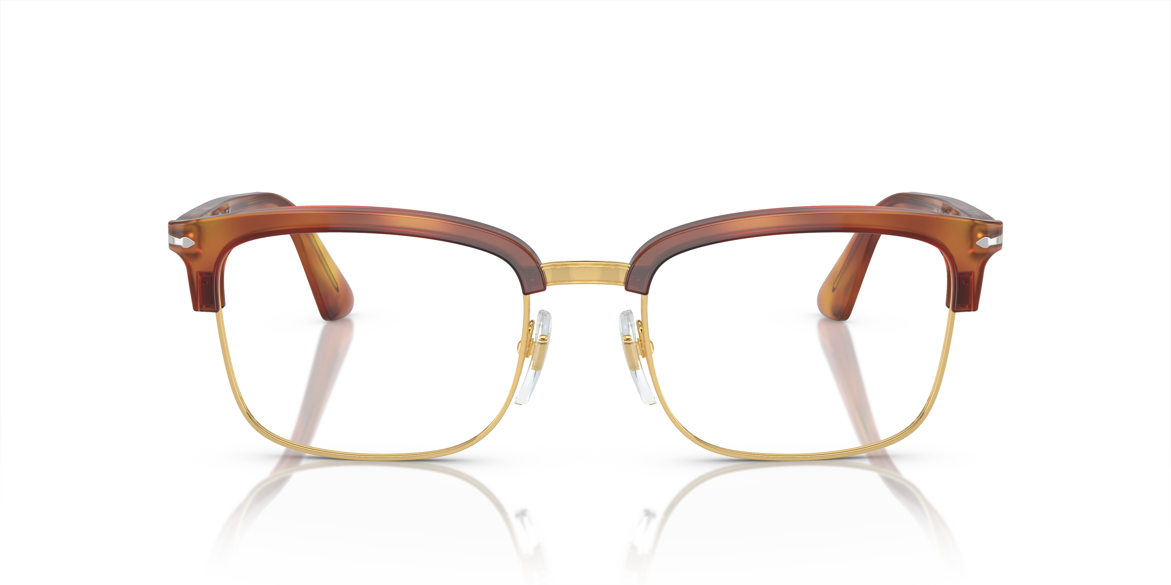 PO3340V Terra Di Siena AcetateSunglass Frames for Glasses Direct, Front View