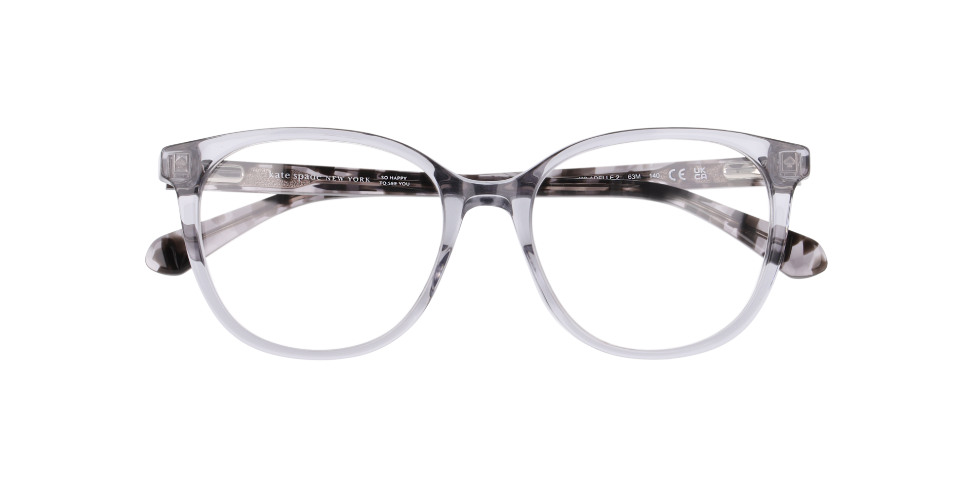 KS ADELLE 2 Tortoise Grey AcetateEyeglass Frames for Glasses Direct, Closed View