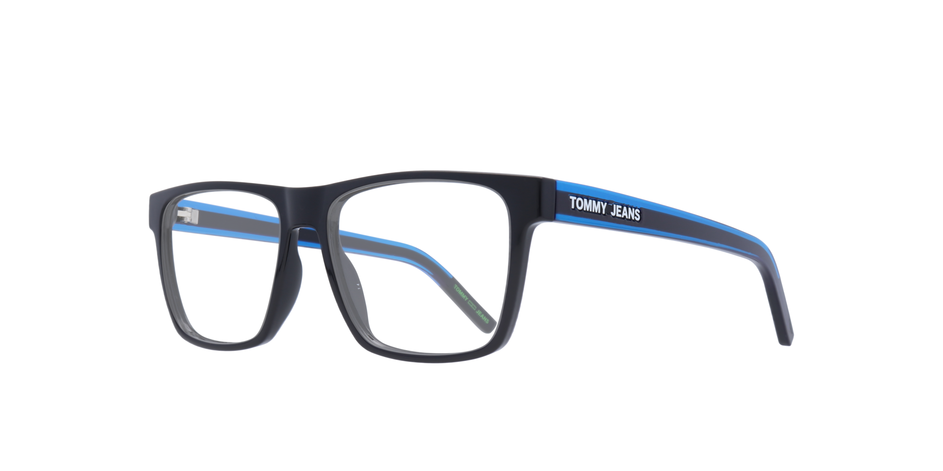 TJ 0058 Black PlasticEyeglass Frames for Glasses Direct, Angle View