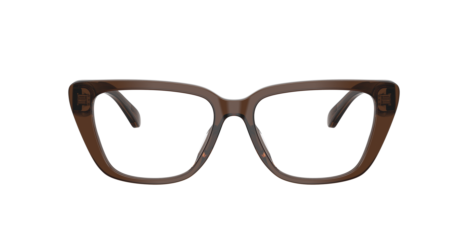 Glasses Direct ™ -EA3256U - Cat Eye Shiny Transparent Brown  display picture 1
