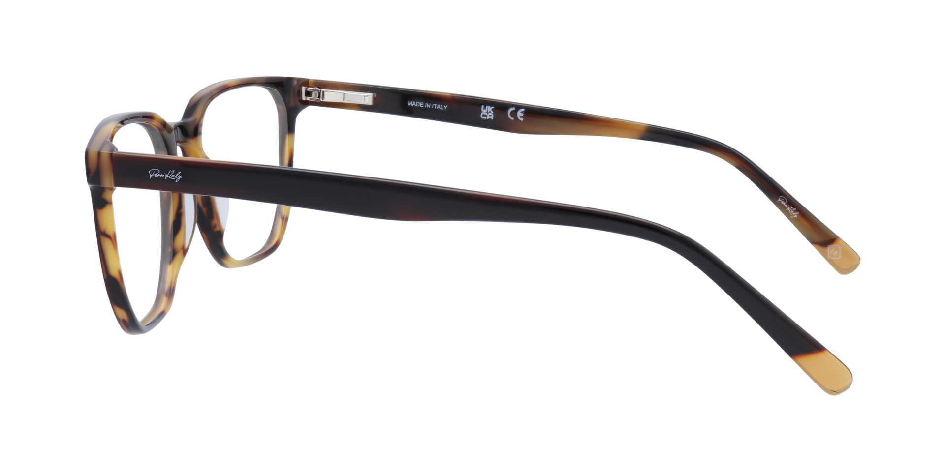 NINETEEN Brown AcetateEyeglass Frames for Glasses Direct, Side View
