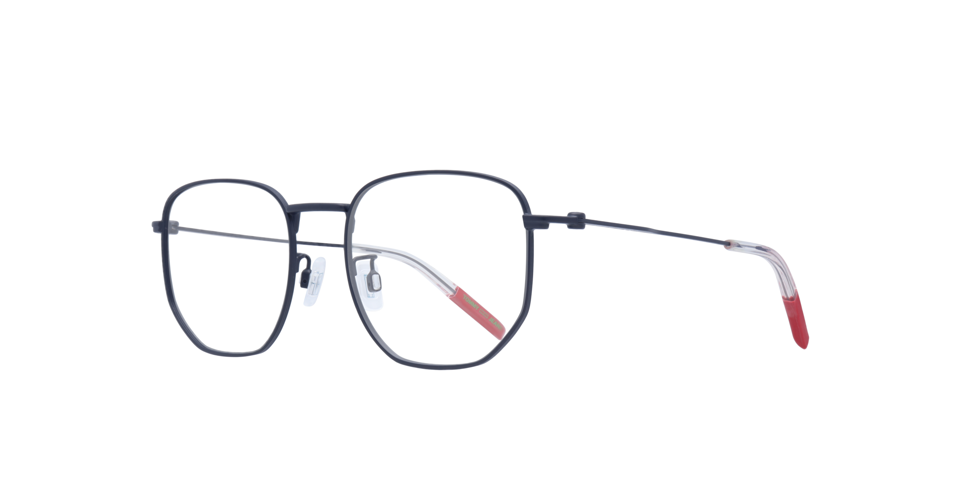 TJ 0076 Blue MetalEyeglass Frames for Glasses Direct, Angle View