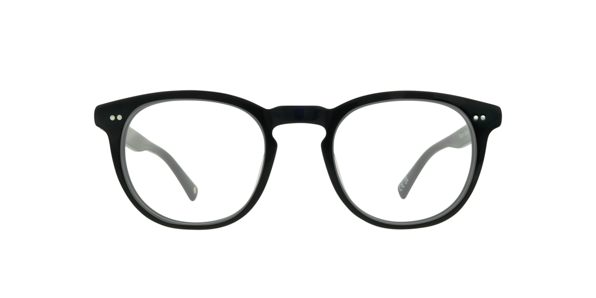 London Retro Men's Black Square Acetate Eyeglasses Online - Full Rim - Reggie