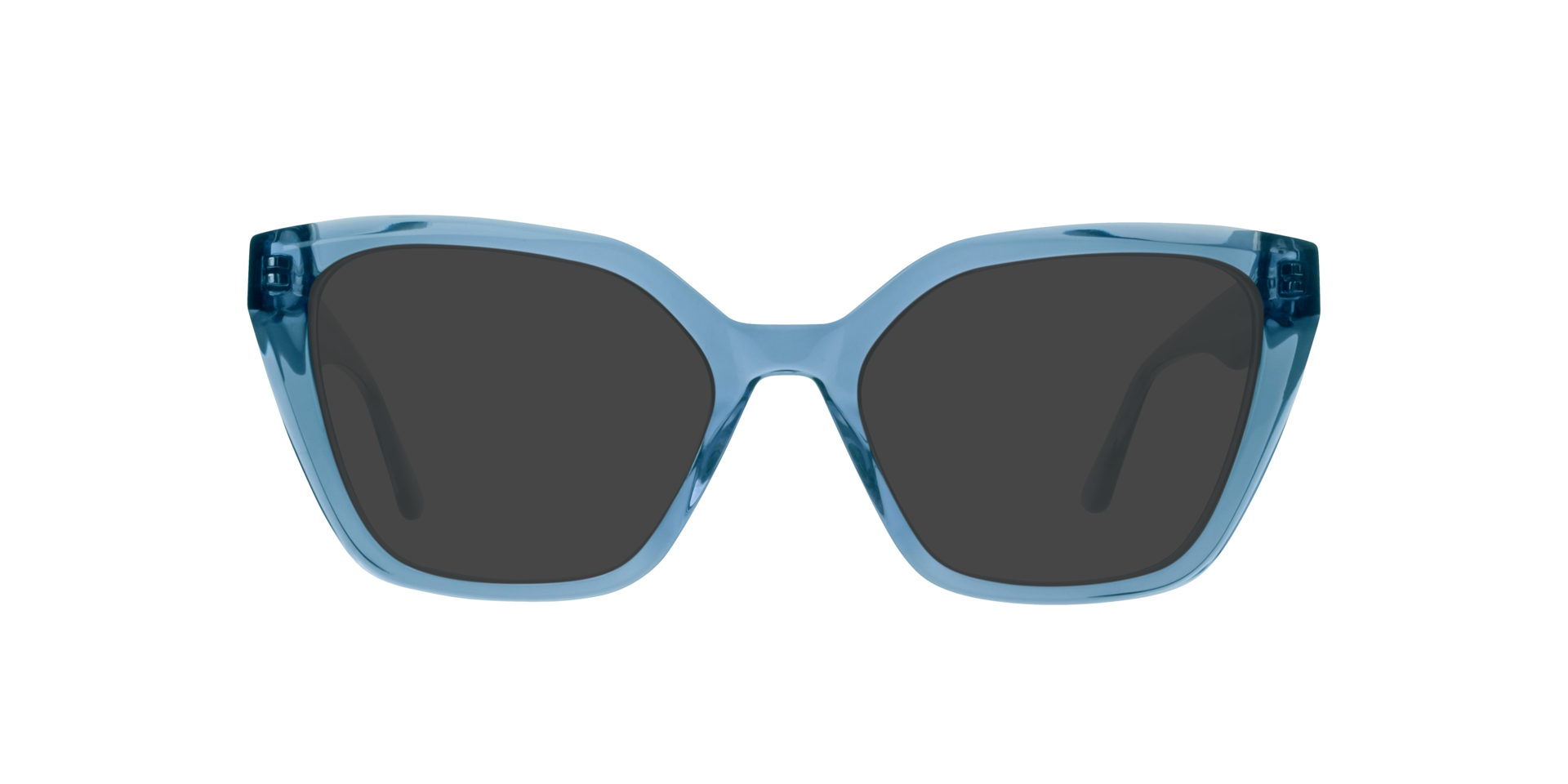 Helen Crystal Blue AcetateEyeglass Frames for Glasses Direct, with Tinted Lenses