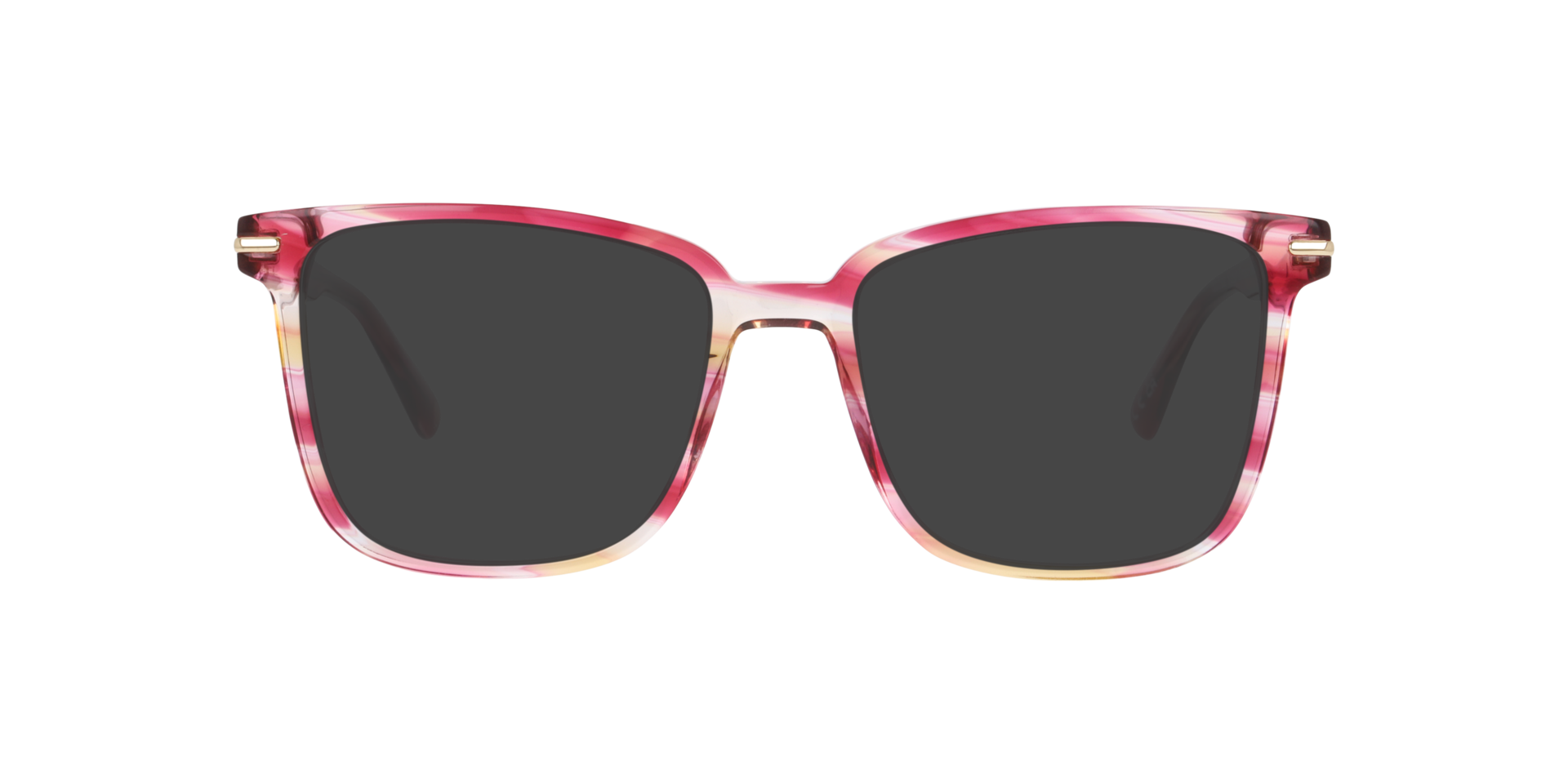 Balham Pink & Yellow AcetateEyeglass Frames for Glasses Direct, with Tinted Lenses