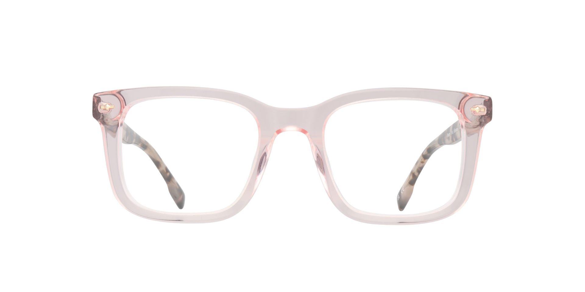 Peony Pink & Havana AcetateEyeglass Frames for Glasses Direct, Front View