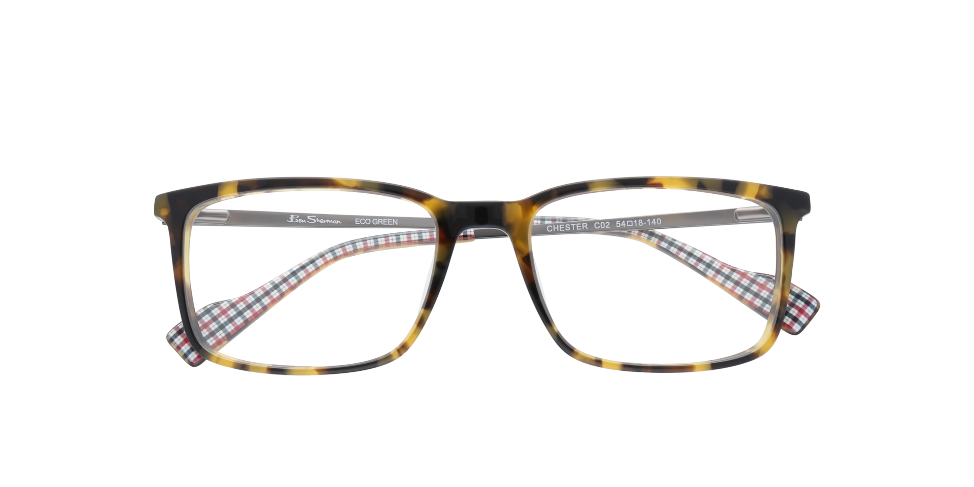 Chester BN Tortoise MetalEyeglass Frames for Glasses Direct, Closed View
