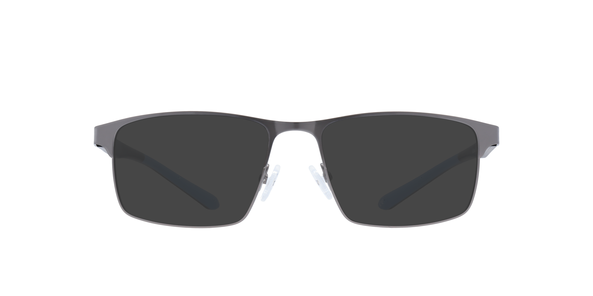 Albert Matte Gunmetal MetalEyeglass Frames for Glasses Direct, with Tinted Lenses