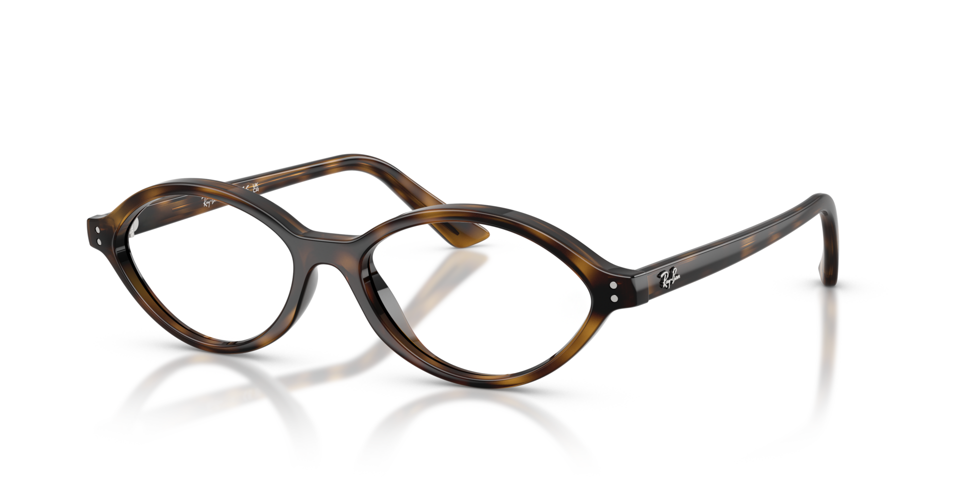RB7265 Havana PlasticEyeglass Frames for Glasses Direct, Angle View
