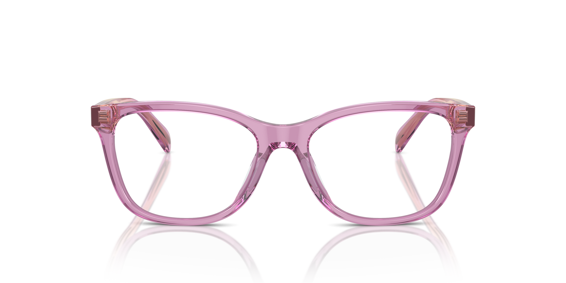 HC6235U Transparent Amethyst AcetateEyeglass Frames for Glasses Direct, Front View