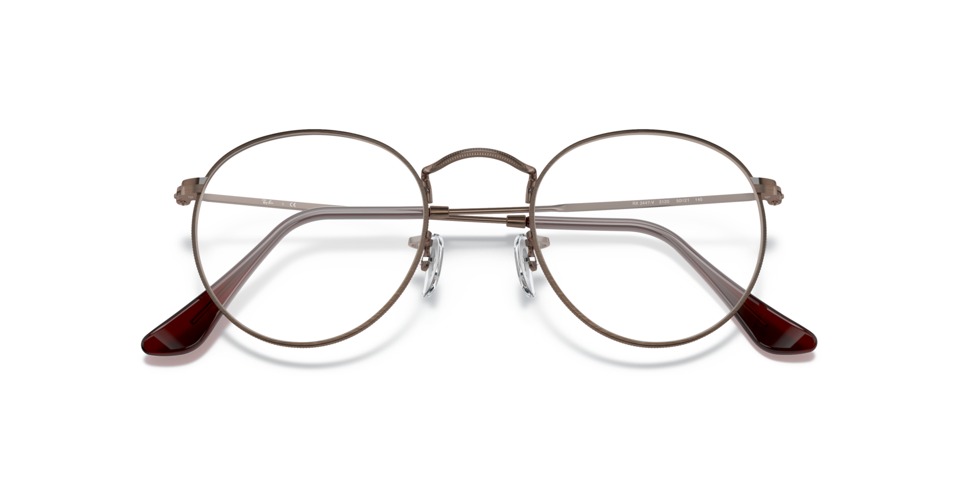 RB3447V Bronze & Copper MetalEyeglass Frames for Glasses Direct, Closed View