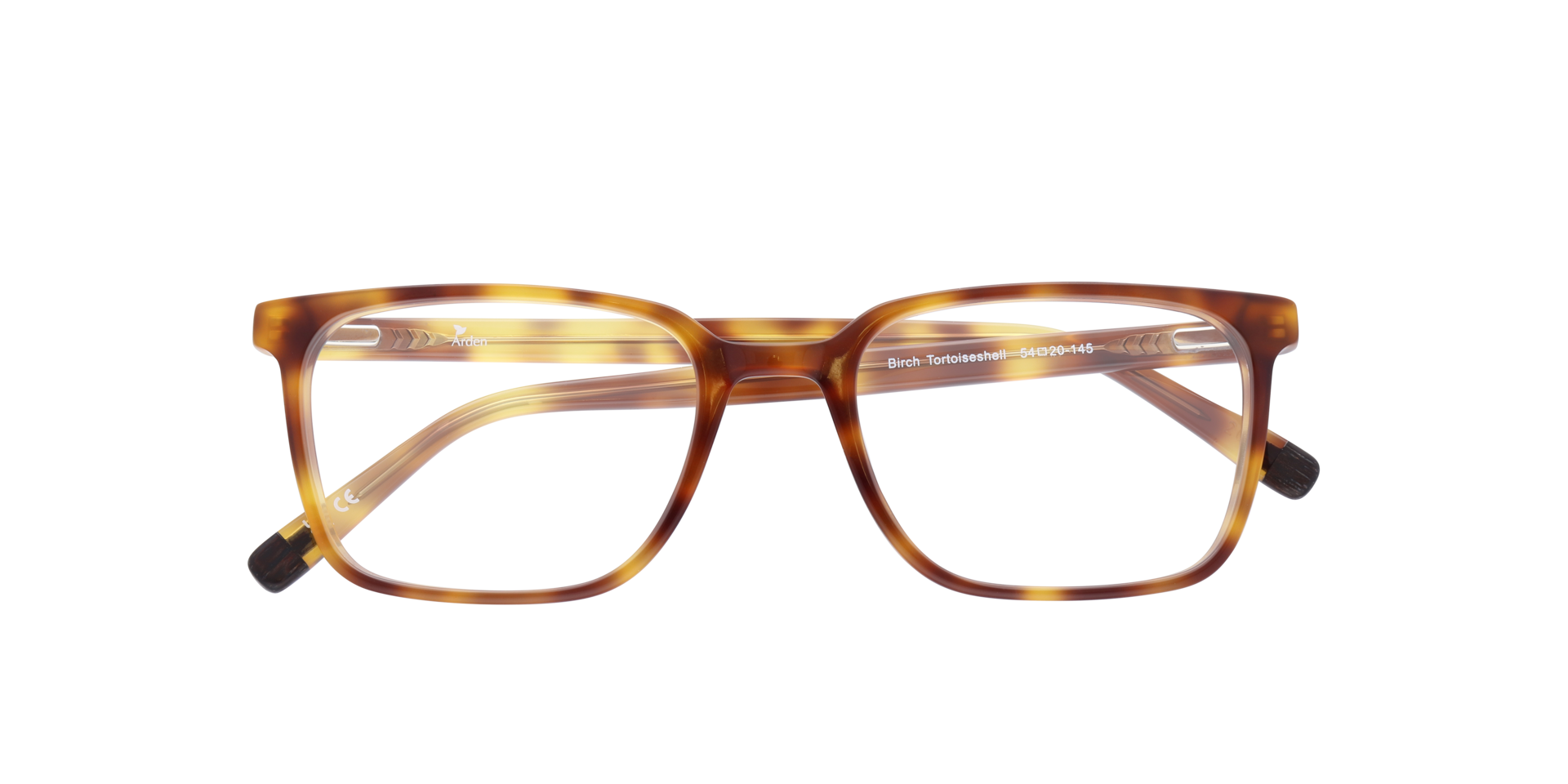 Birch Tortoiseshell AcetateEyeglass Frames for Glasses Direct, Closed View