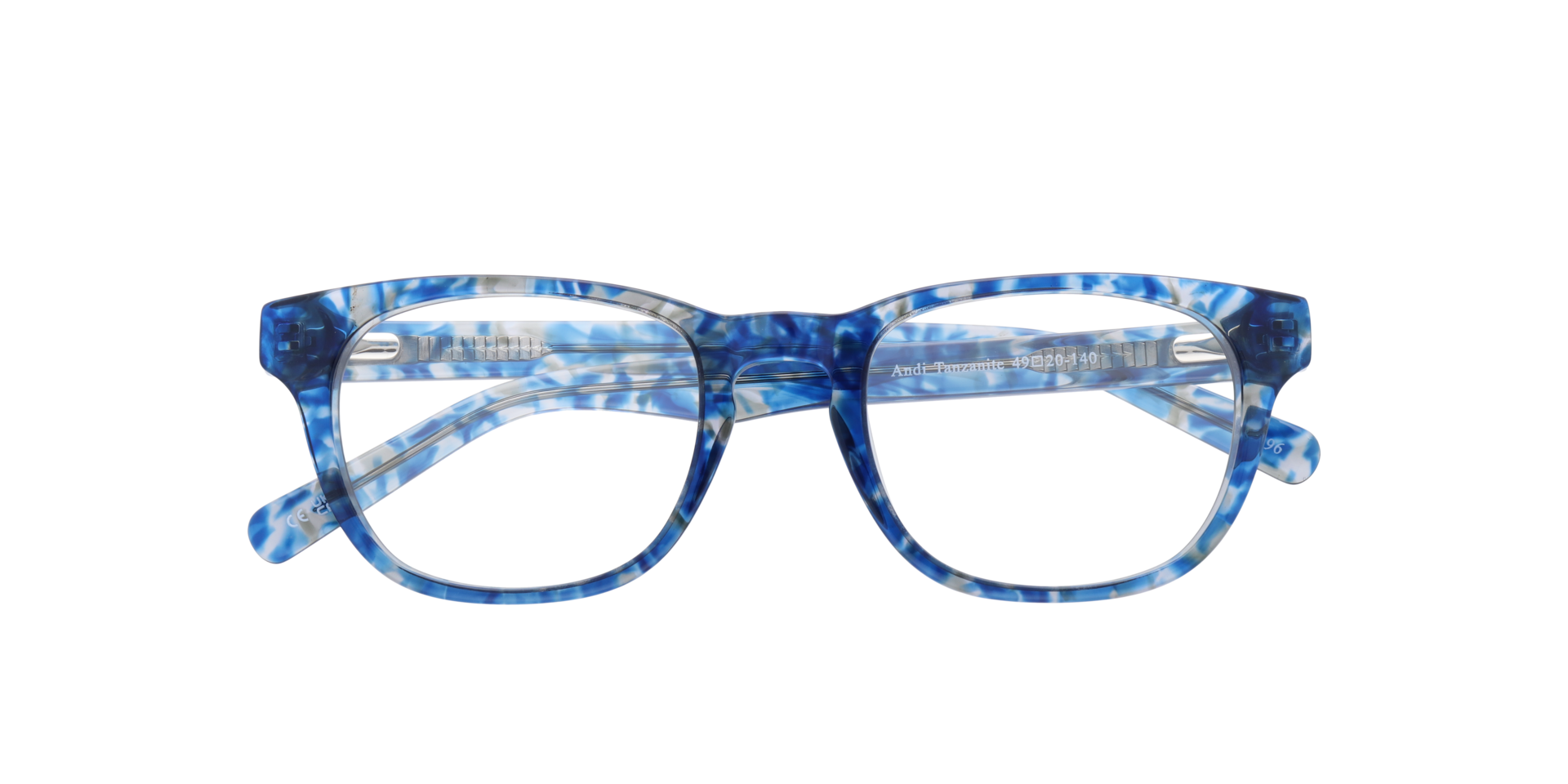 Andi Tanzanite AcetateEyeglass Frames for Glasses Direct, Closed View