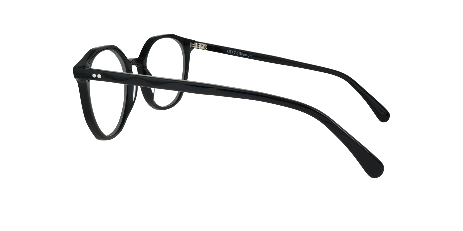 Julia Black AcetateEyeglass Frames for Glasses Direct, Side View