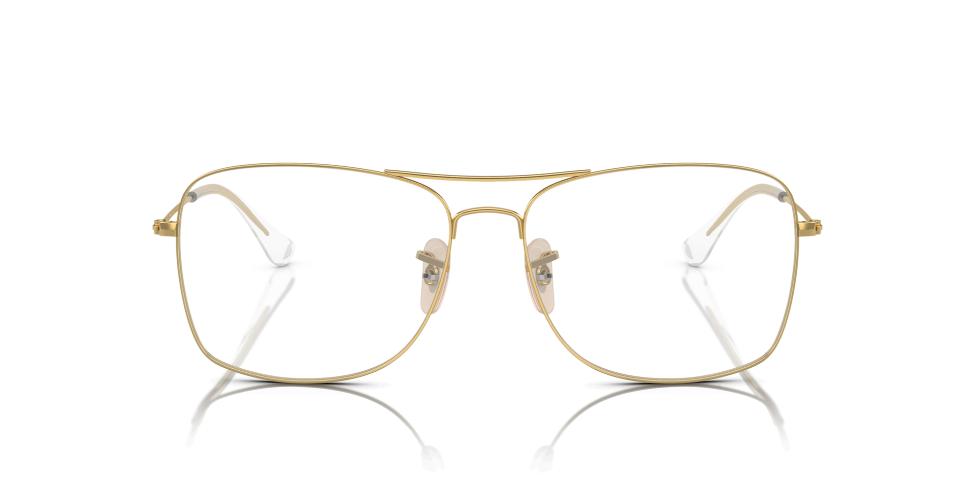 RB6498 Optics Arista Gold MetalEyeglass Frames for Glasses Direct, Front View