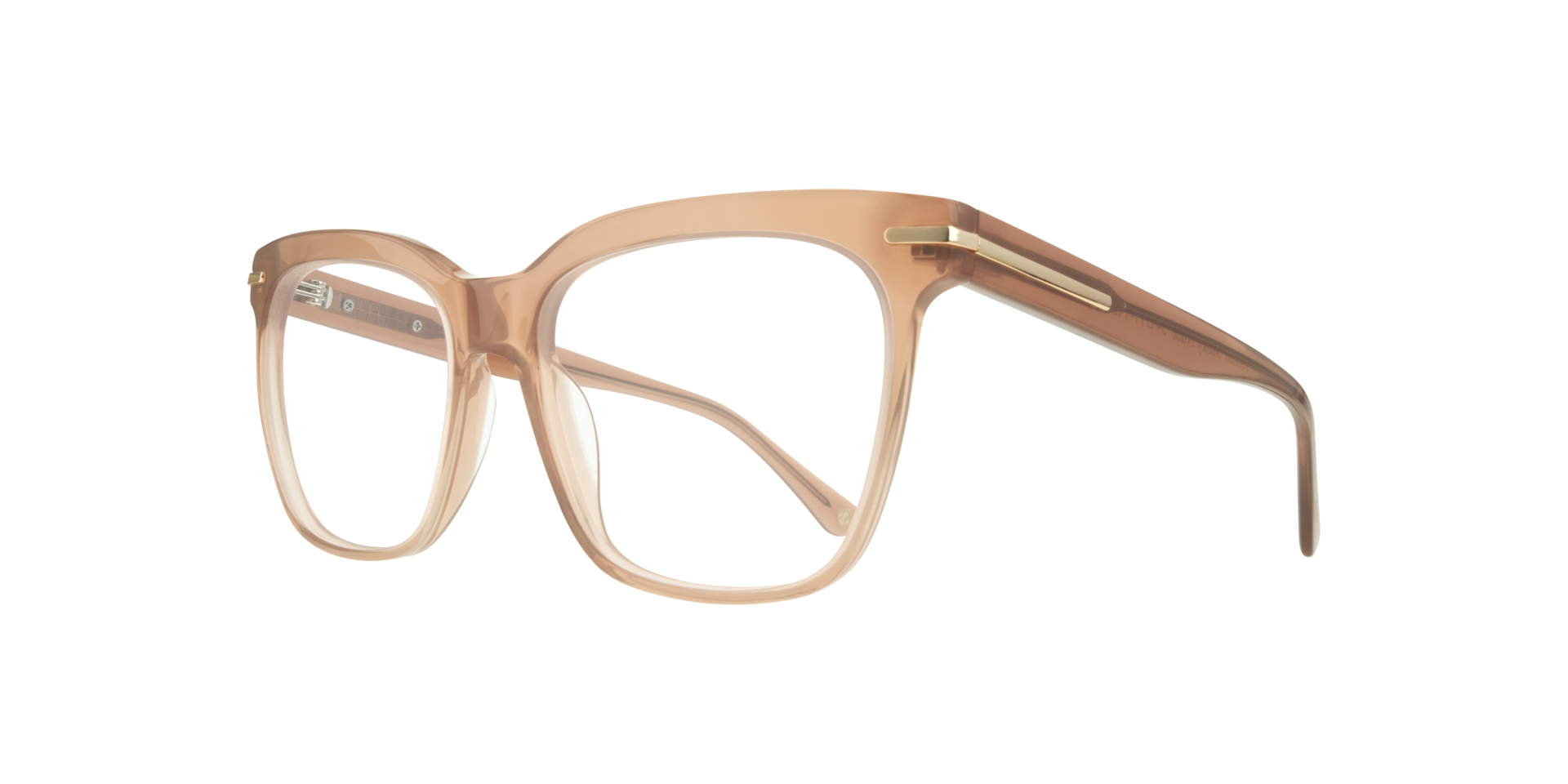 Jordan Milky Nude AcetateEyeglass Frames for Glasses Direct, Angle View