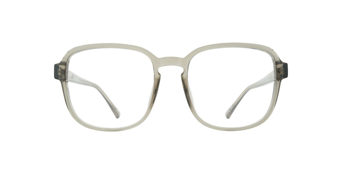 Crystal Grey square Plastic eyeglasses Online - Full Rim - Jada