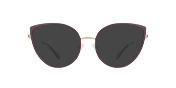 Shiny Gold/Purple Kamila -  Metal Sunglasses