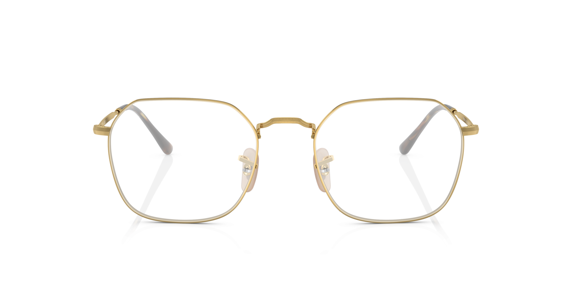 Jim Optics Arista Gold MetalEyeglass Frames for Glasses Direct, Front View