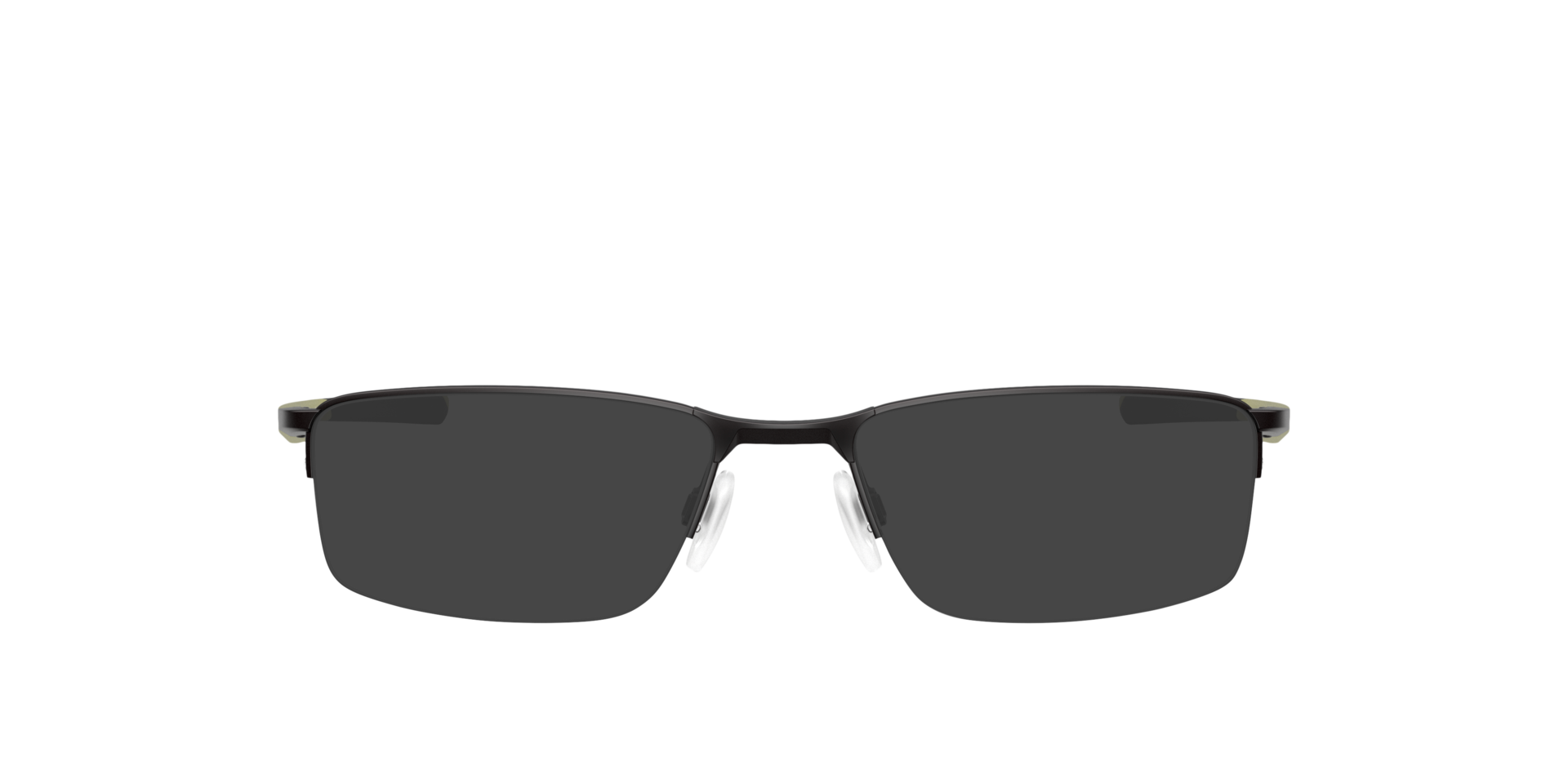 Socket 5.5 Satin Black MetalEyeglass Frames for Glasses Direct, with Tinted Lenses