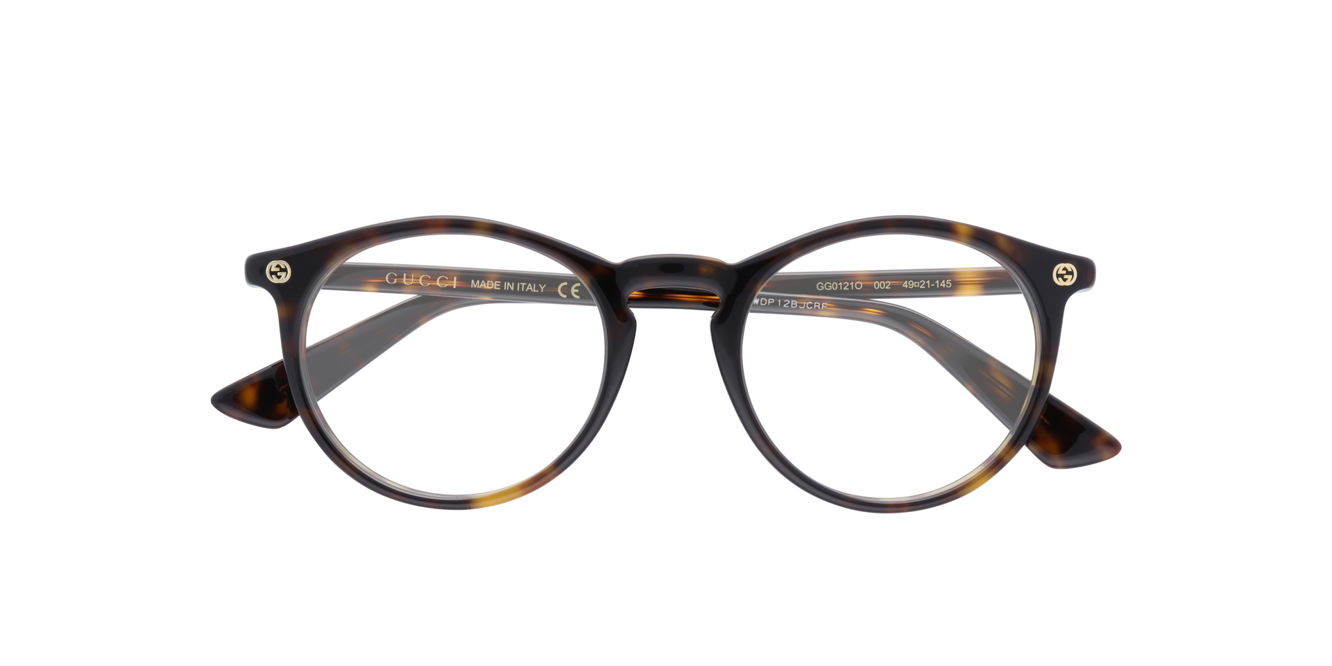 GG0121O Tortoise AcetateEyeglass Frames for Glasses Direct, Closed View