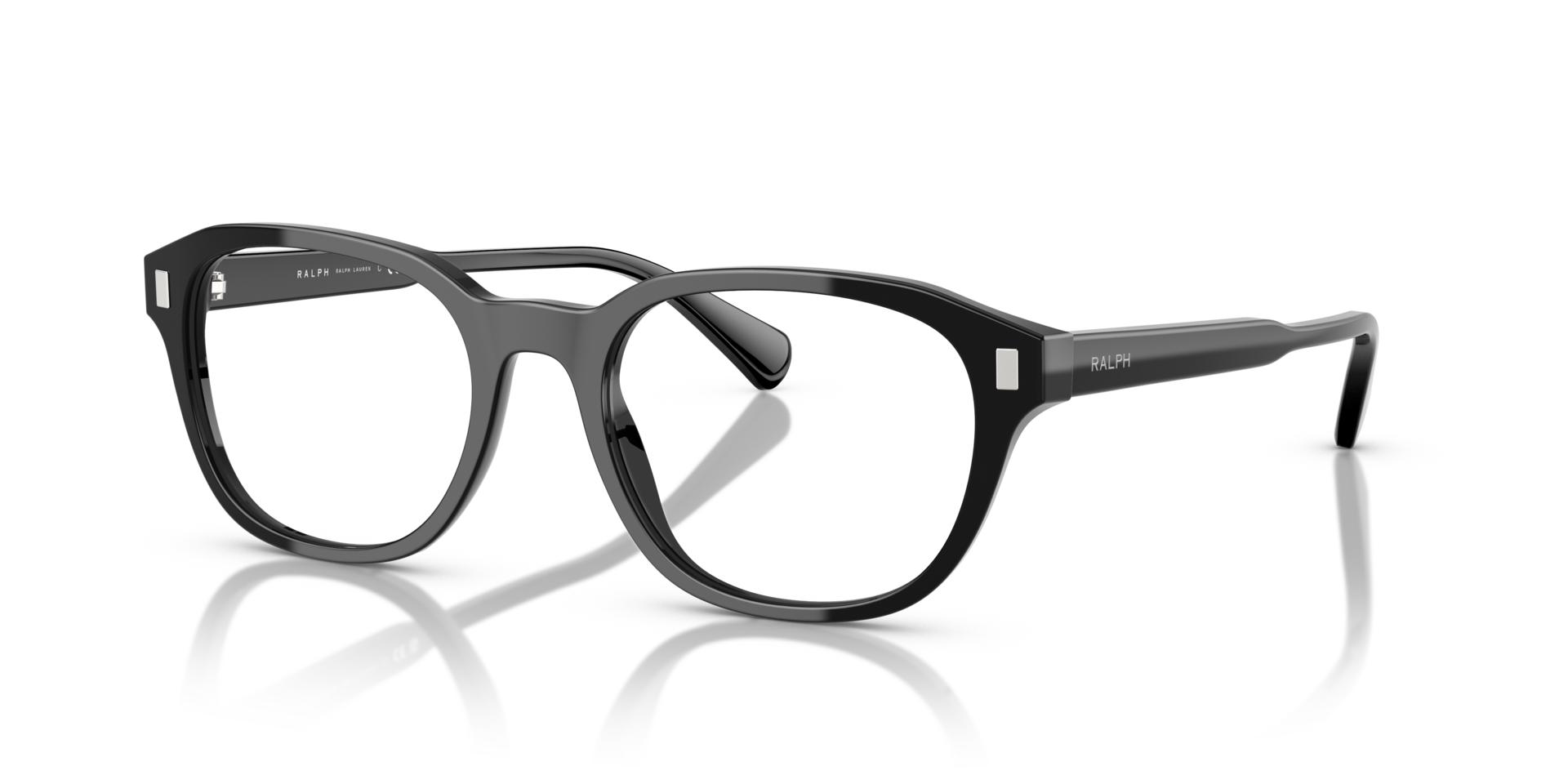 RA7172U Shiny Black AcetateEyeglass Frames for Glasses Direct, Angle View