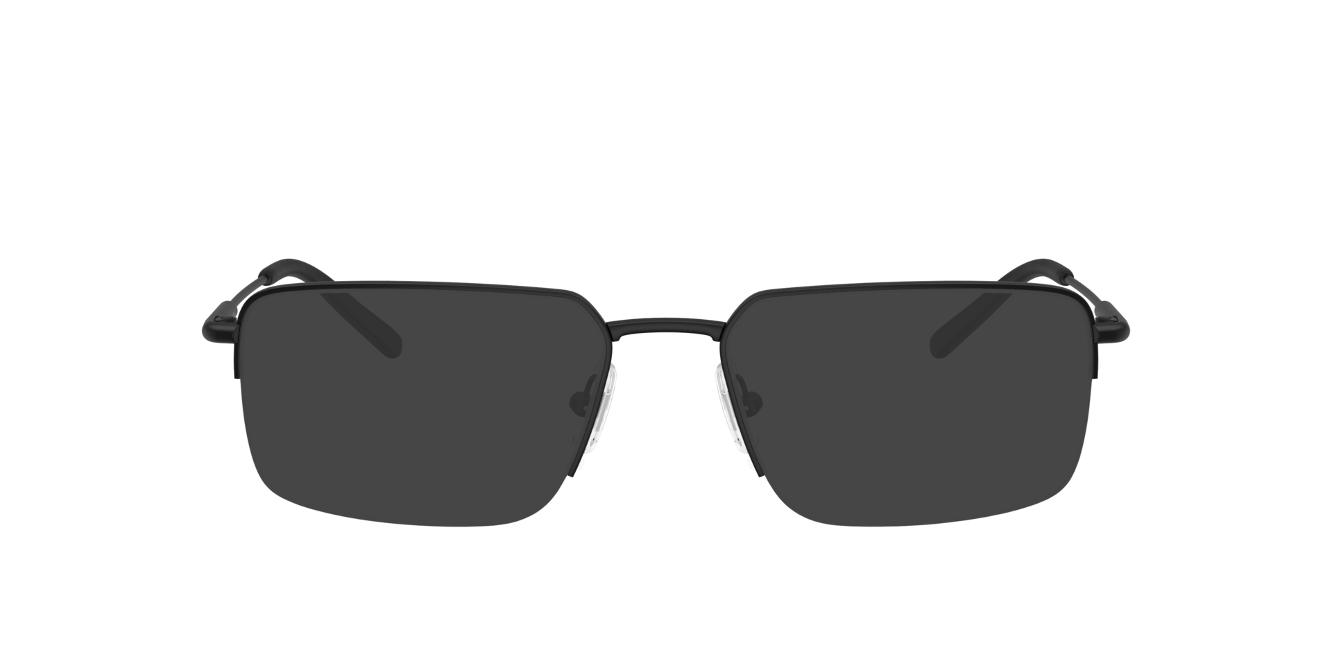 AN6152 Matte Black MetalEyeglass Frames for Glasses Direct, with Tinted Lenses