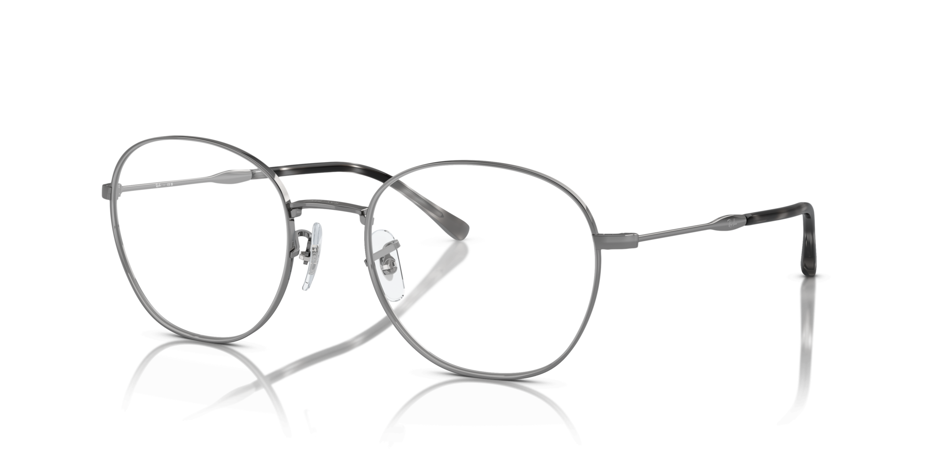 RB6509 Gunmetal MetalEyeglass Frames for Glasses Direct, Angle View