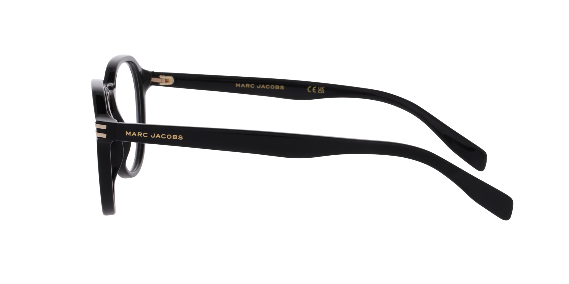 MARC 914 Black AcetateEyeglass Frames for Glasses Direct, Side View