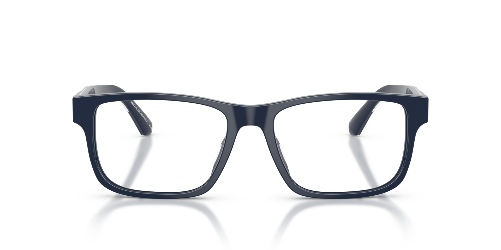 EA3265U Shiny Blue AcetateEyeglass Frames for Glasses Direct, Front View