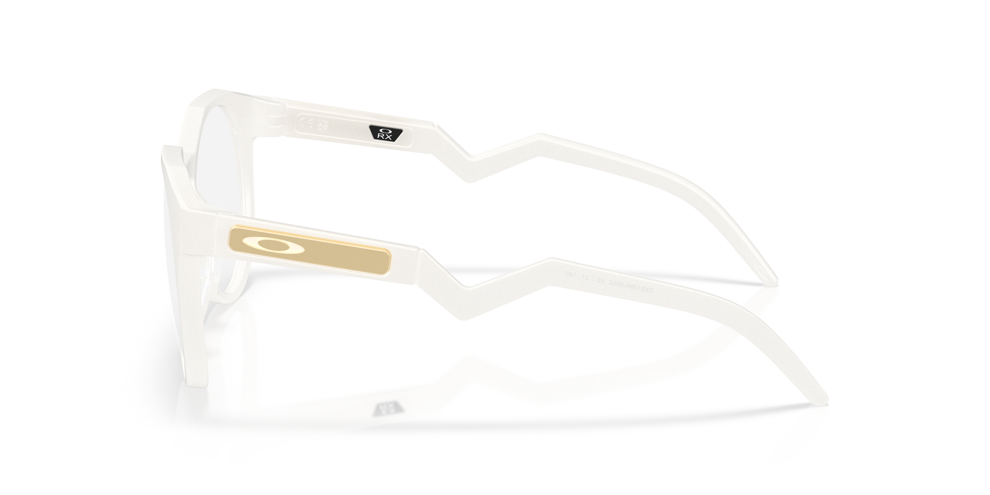 HSTN (Low Bridge Fit) Seek Collection Matte Vapor PlasticEyeglass Frames for Glasses Direct, Side View