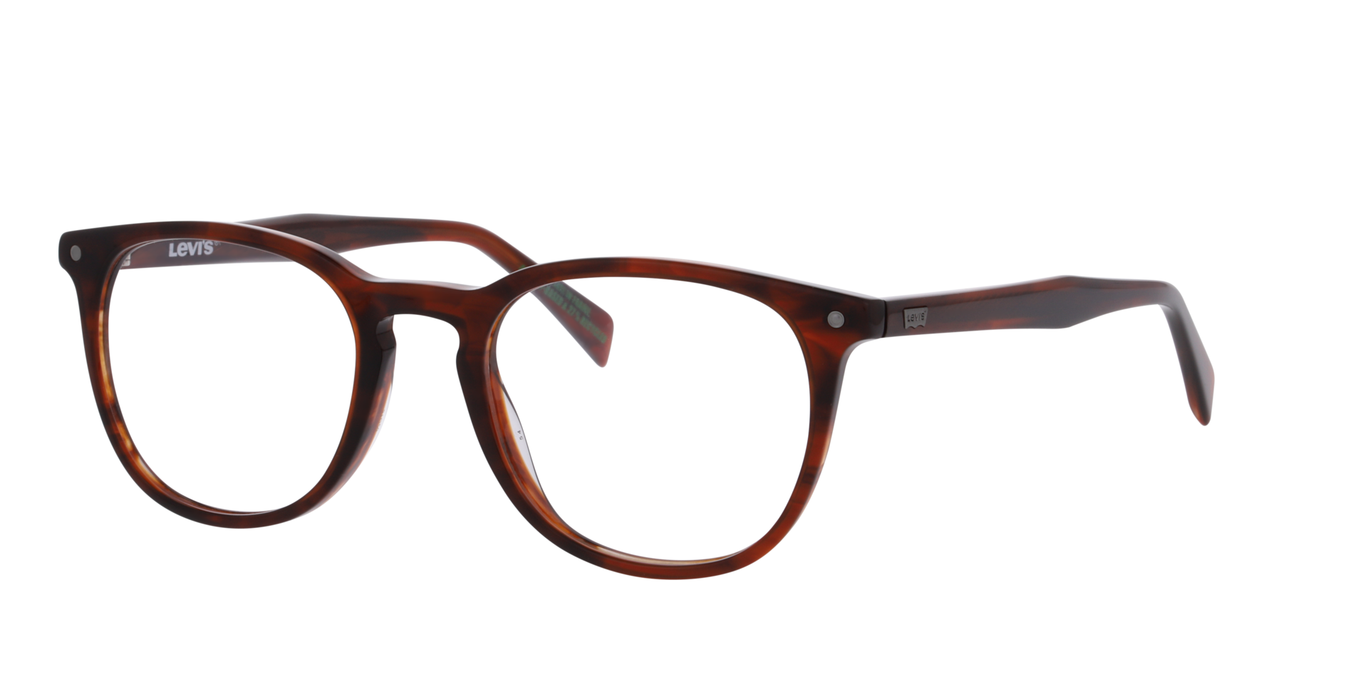 LV 5096 Brown AcetateEyeglass Frames for Glasses Direct, Angle View