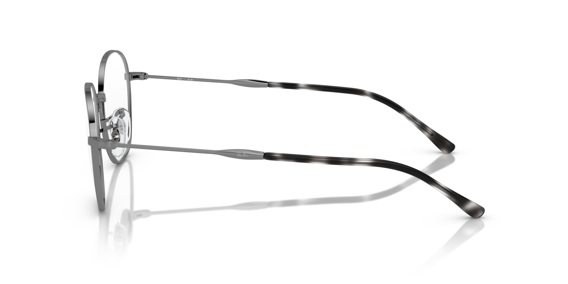 RB6509 Gunmetal MetalEyeglass Frames for Glasses Direct, Side View