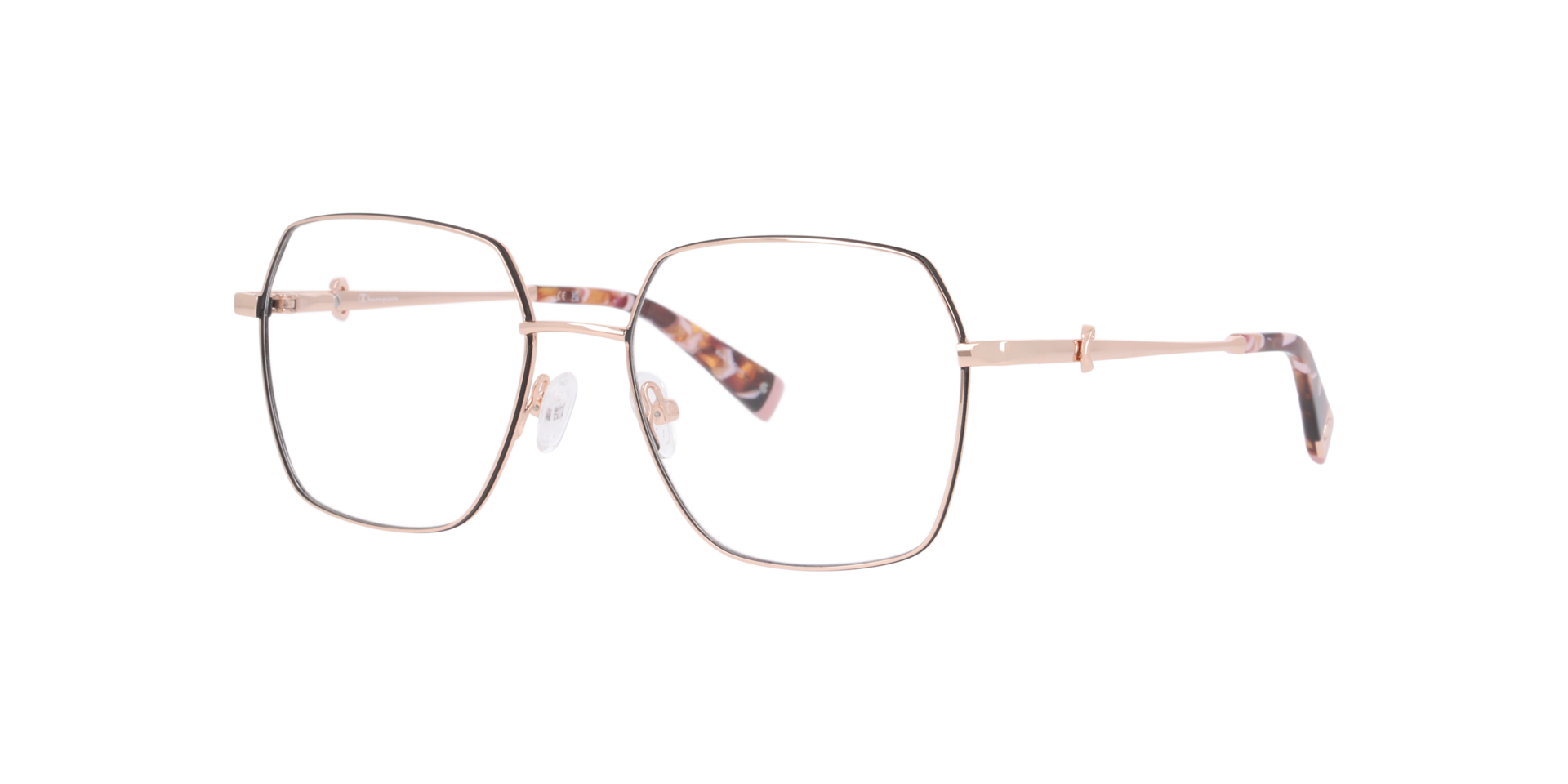 Cumai Black MetalEyeglass Frames for Glasses Direct, Angle View