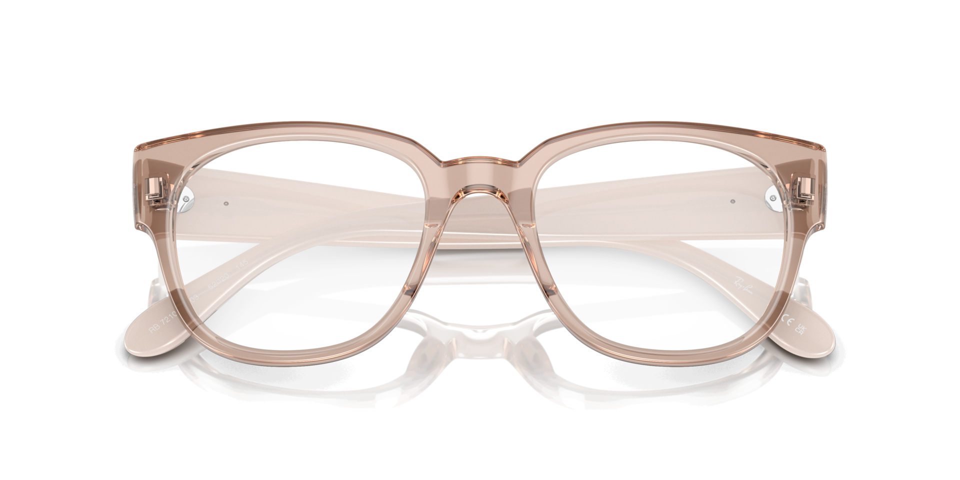 RB7210 Alabaster PlasticEyeglass Frames for Glasses Direct, Closed View