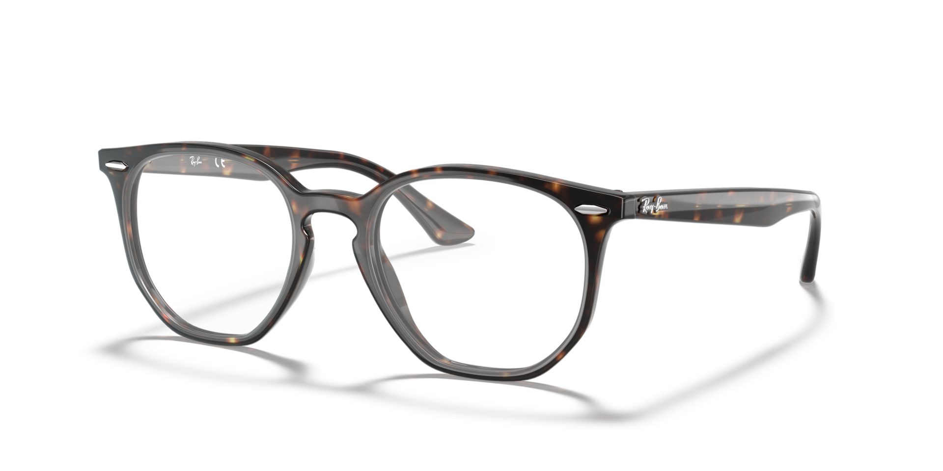 RB7151 Havana AcetateEyeglass Frames for Glasses Direct, Angle View