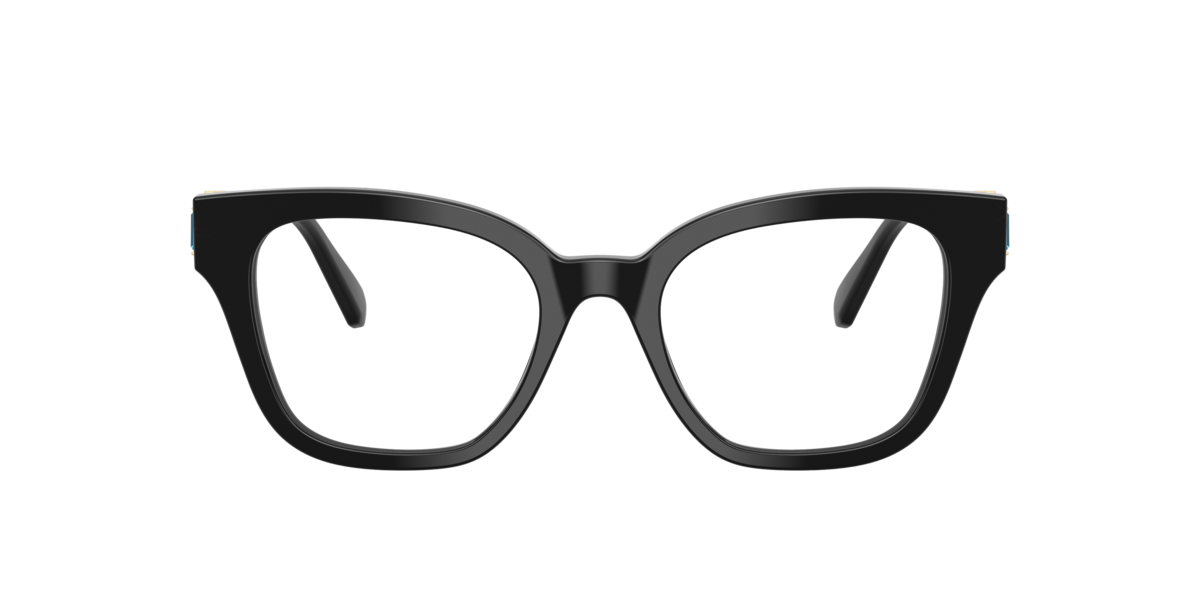 Swarovski Women's Black Square Acetate Eyeglasses Online - Full Rim - Sk2048