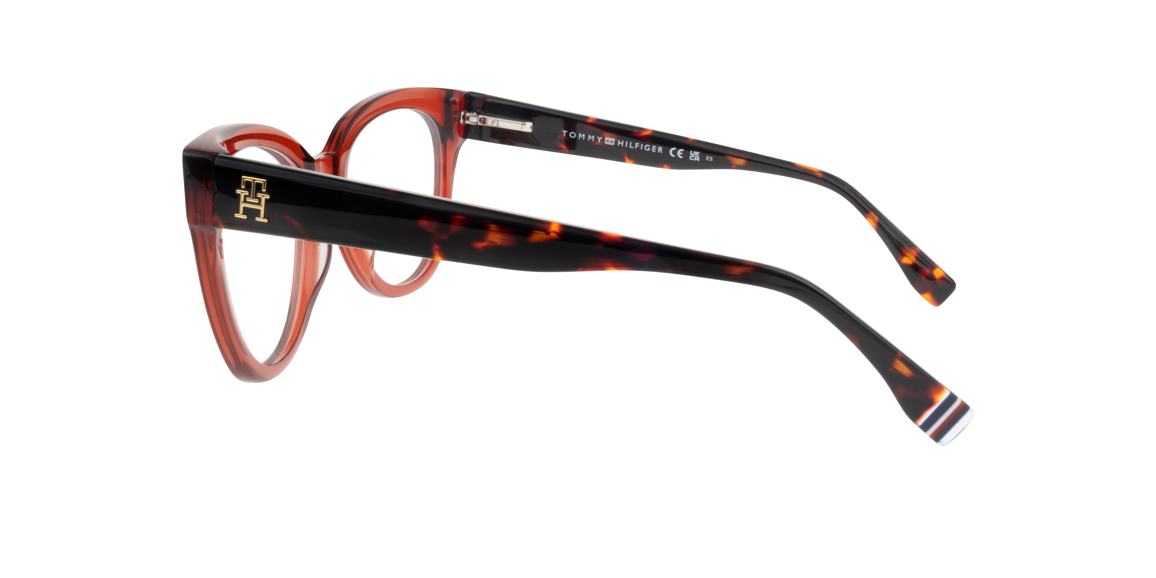 TH 2054 Red AcetateEyeglass Frames for Glasses Direct, Side View