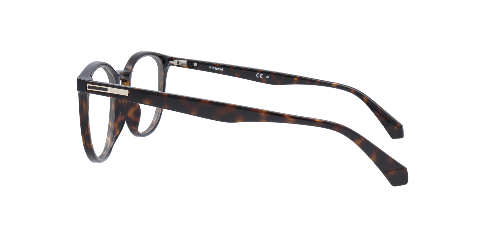 PLD D381 Tortoise PlasticEyeglass Frames for Glasses Direct, Side View