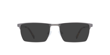 Matte Gunmetal Abraham -  Metal Sunglasses