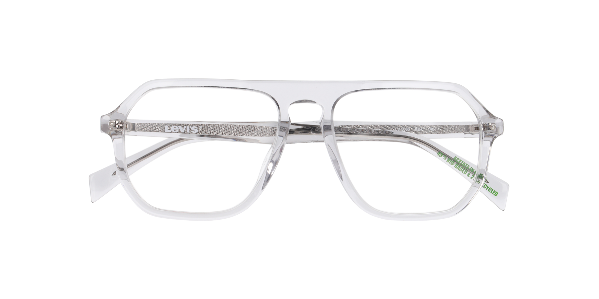 LV 5086 Grey AcetateEyeglass Frames for Glasses Direct, Closed View
