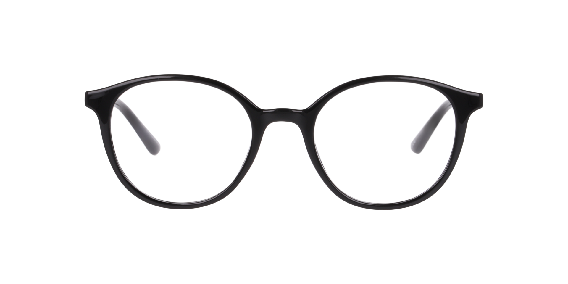 Nadia Black PlasticEyeglass Frames for Glasses Direct, Front View