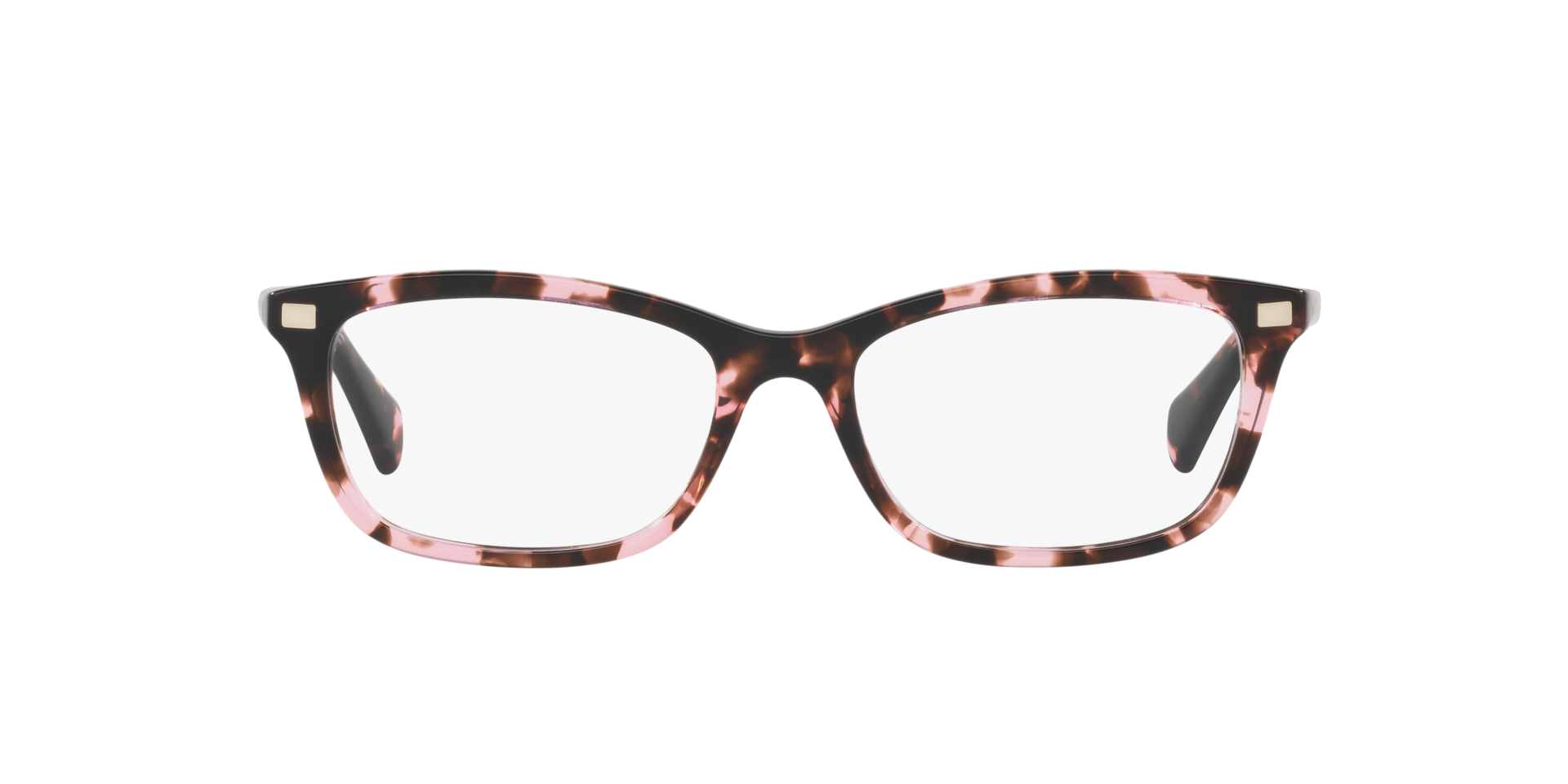 RA7089 Shiny Pink Tortoise AcetateEyeglass Frames for Glasses Direct, Front View