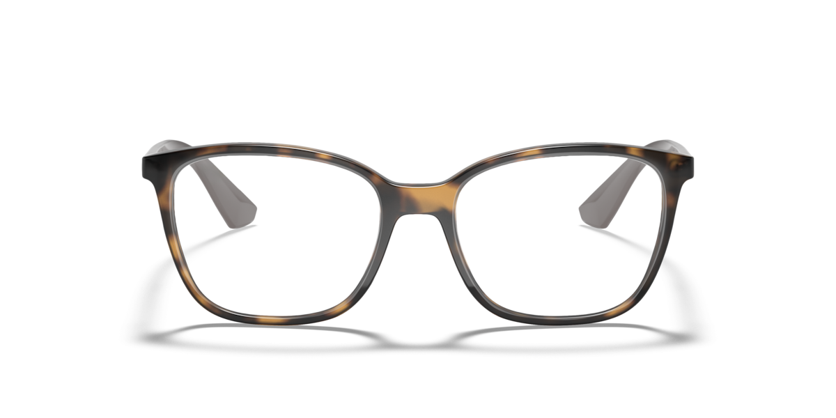 Ray-Ban Unisex Havana Square Plastic Eyeglasses Online - Full Rim - Rb7066