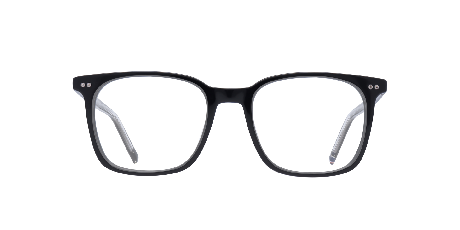 TH 1942 Black AcetateEyeglass Frames for Glasses Direct, Front View