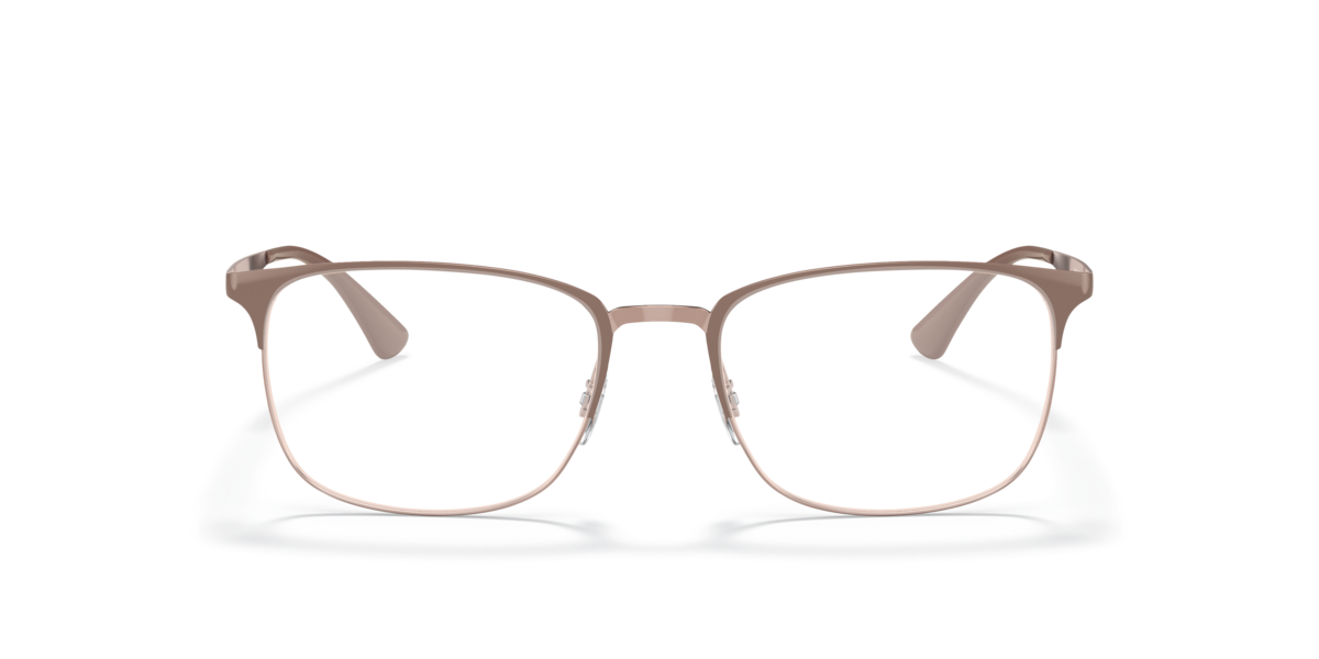 Ray - Ban Unisex Brown Rx6421 2973 Optical Frames Metal Transparent Squared Normal - Image 3