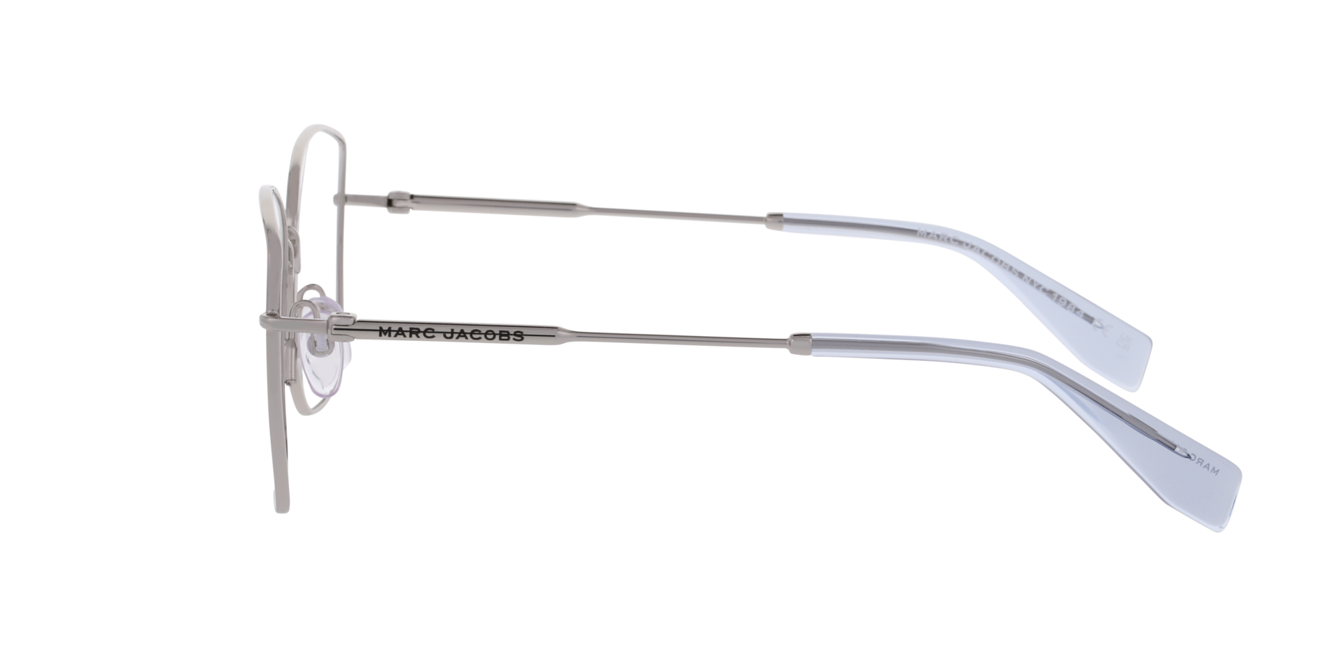 MARC 919 Grey MetalEyeglass Frames for Glasses Direct, Side View